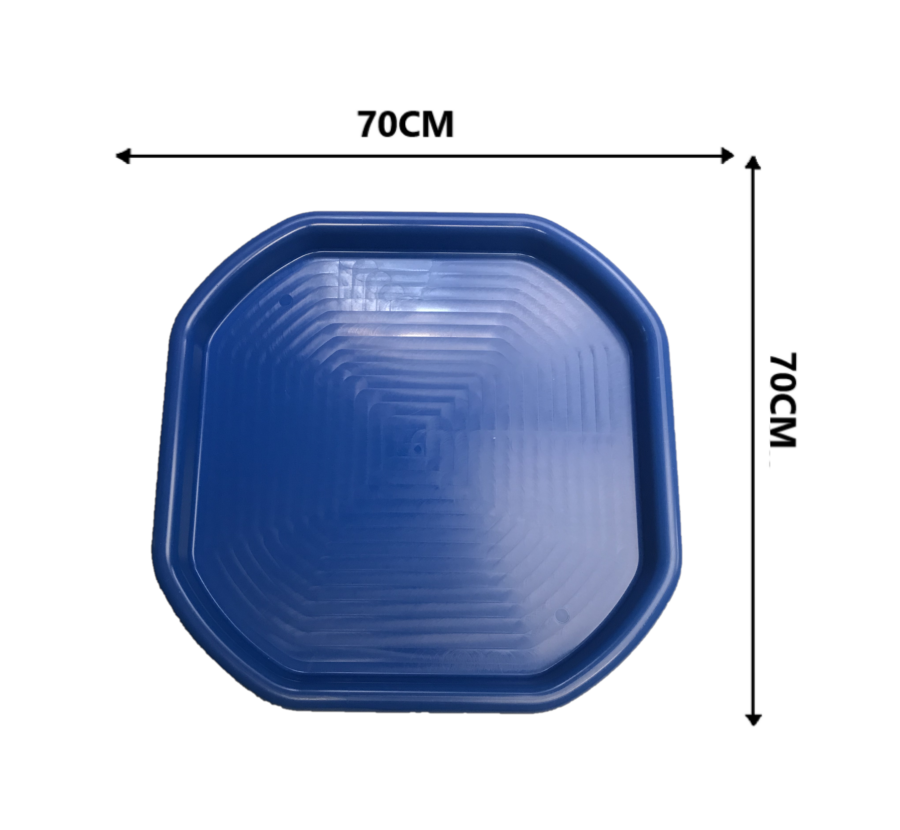 MINI LARGE BLUE CEMENT MORTAR MIXING TRAY PLASTERING SPOT PLASTIC HEAVY