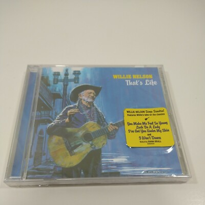 Willie Nelson That s Life CD 2021 Country Album Sinatra Tribute Music New Sealed