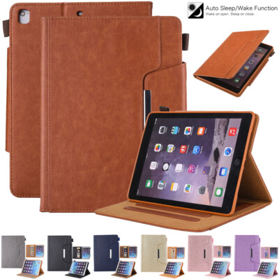 Leather Folio Stand Case For iPad (A16) /10th 9th 8th 7th 6th 5th Gen 11''/10.9''