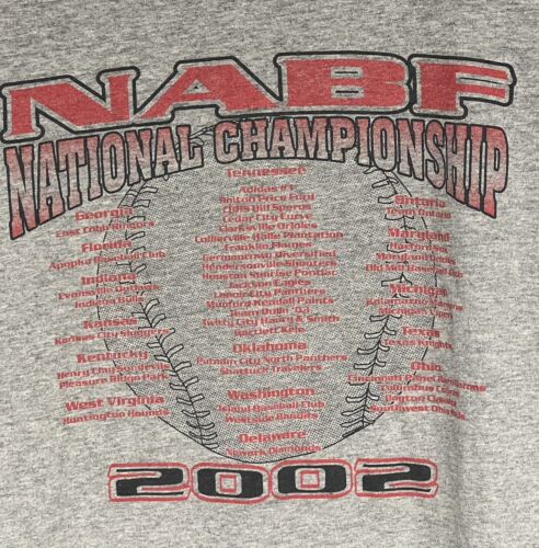 Camiseta del Campeonato de la Serie Mundial de Béisbol de la Escuela Secundaria 2002 Millington, TN - Imagen 2 de 8