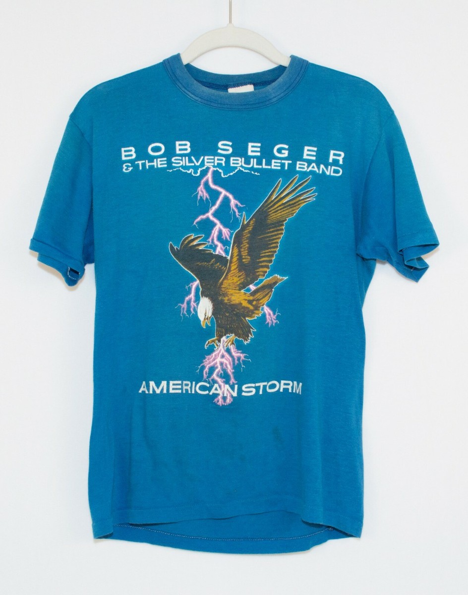Vintage 1986 Bob Seger Silver Bullet Band American Storm Tour