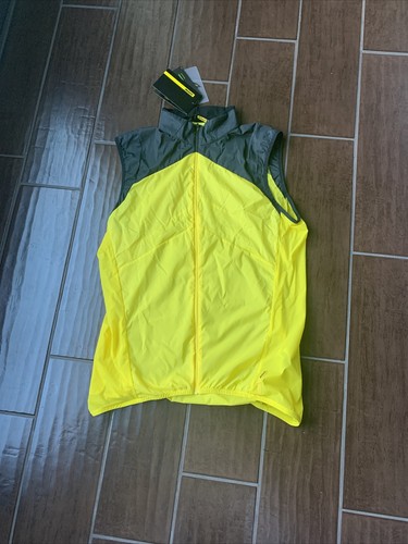 Mavic Cosmic Wind SL Vest Yellow Black Size Large New With tags - Picture 1 of 6