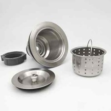 3-1/2-Inch Kitchen Sink Strainer with Deep Waste Basket/Strainer Assembly/Sealin