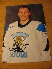 Juha-Pekka Hyt&ouml;nen - Finland -  SIGNED PHOTO  - de