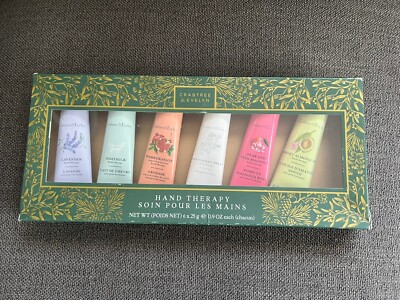 Crabtree & Evelyn Hand Therapy Collection Gift Box Set - 6 Piece