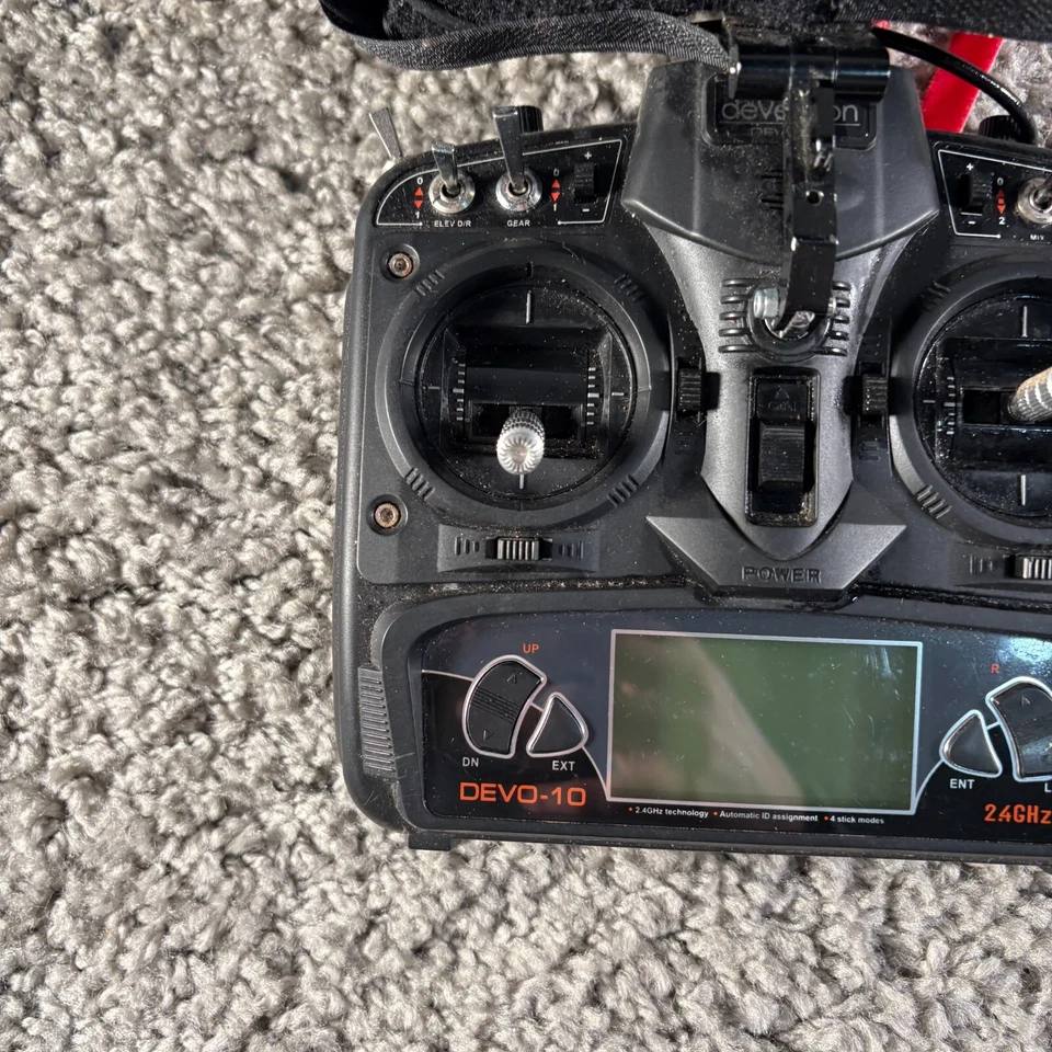 Walkera Devo 10 RC Radio Controller + Screen and 2x RX - Image 4 of 4