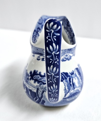 Minty Spode Blue Italienisches Porzellan 6 Unzen Milchkännchen Sahnekännchen - Bild 4 von 6