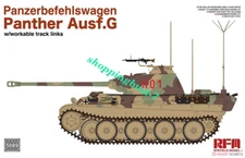 RYEFIELD RM5089 1/35 Panther Ausf.G Panzerbefehlswagen w/Workable Track Links