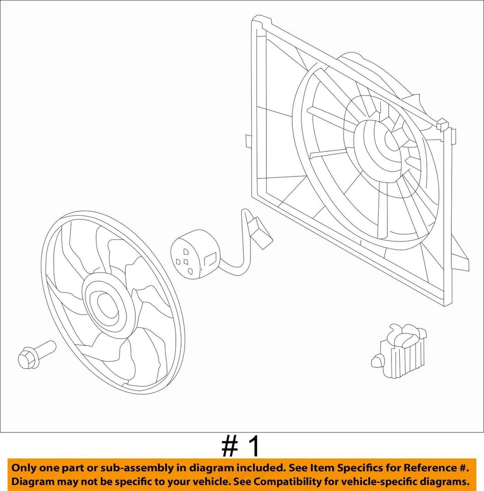 Conjunto de motor ventilador de refrigeración radiador eléctrico Kia Optima 2012-2013 UXT49 Foto 3 de 3