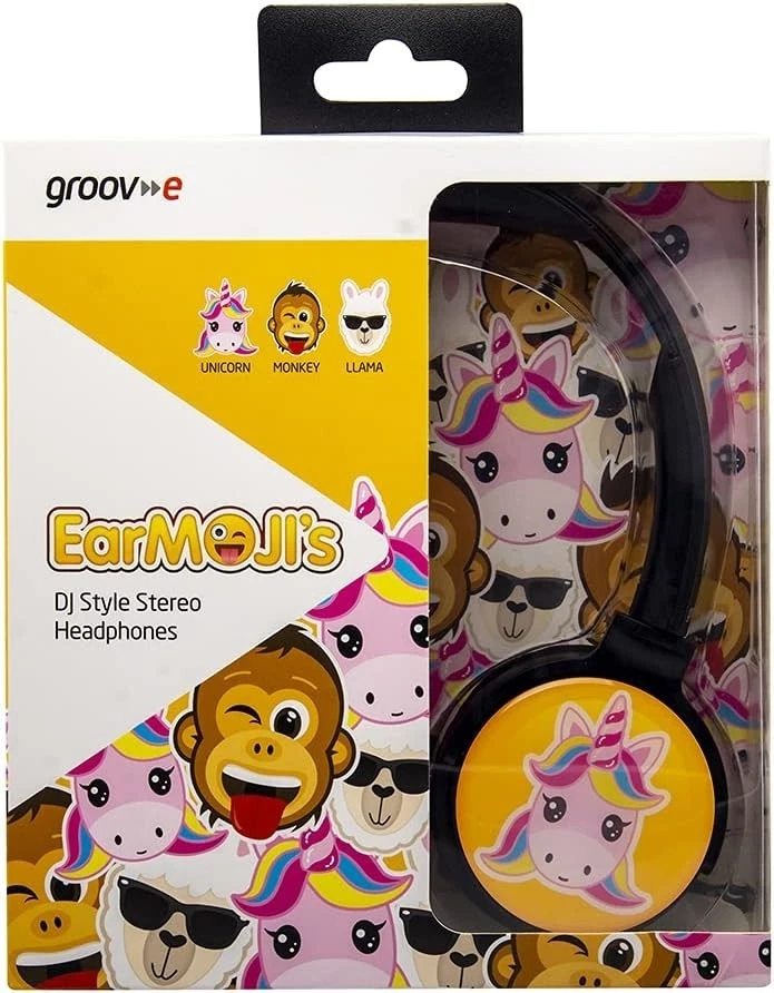 GROOVE groov-e Earmoji's GVEMJ17 Stereo Kopfhörer - Einhorn