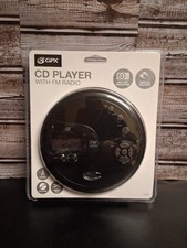 NEW GPX Portable CD PLAYER W/ Anti-Skip Protection FM Radio Ear Buds LOOK