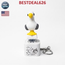 Seagull Mine Button Keychain Rechargeable Sound LED Light Fidget Toy