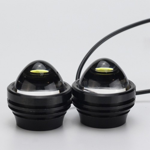 Fog Light Daytime Light Waterproof White 1 Pair Anti-fog Bull Eye Dustproof - Picture 9 of 12