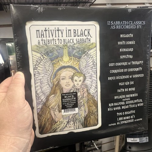 NATIVITY IN BLACK A Tribute To Black Sabbath 2LP on BLACK VINYL New SEALED Ozzy