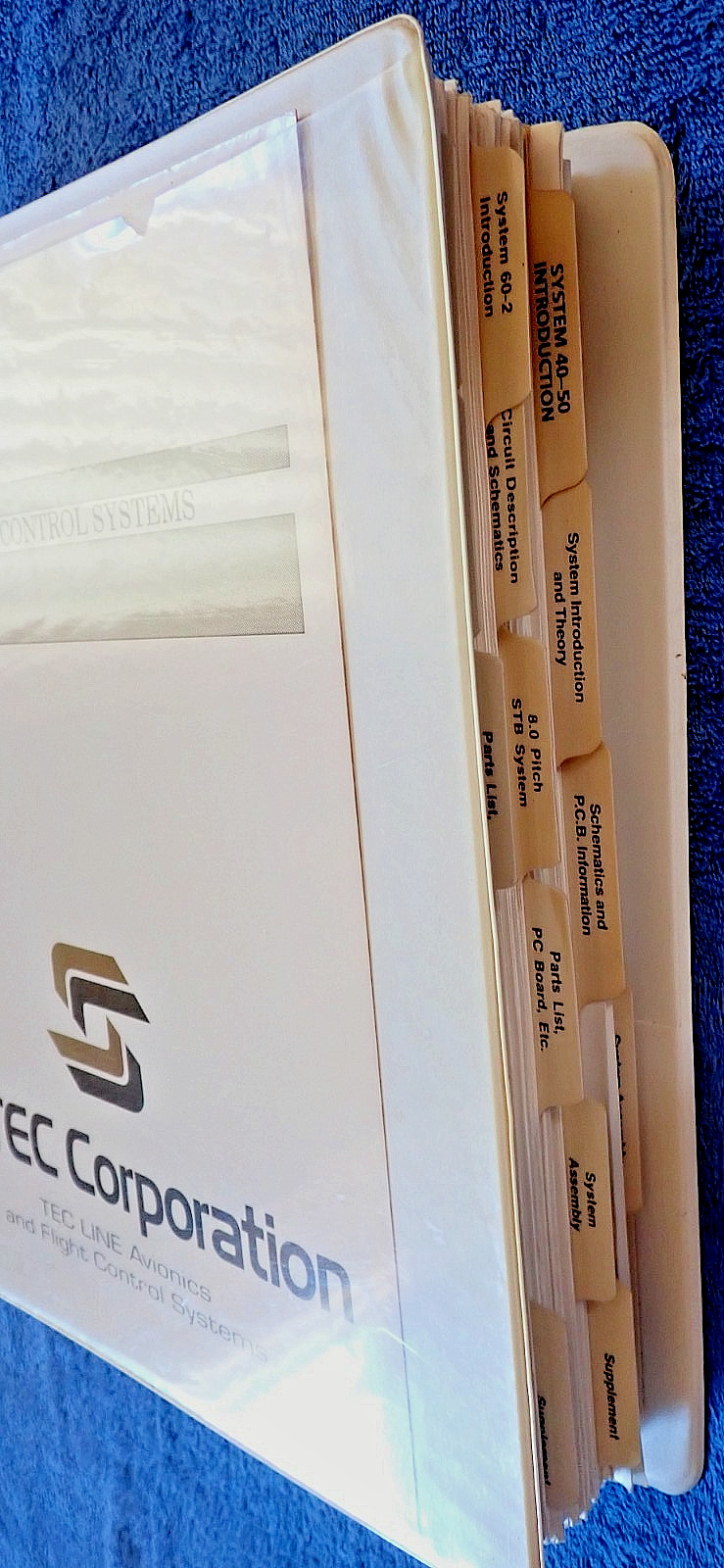 S-Tec Autopilot ST60-1 ST60-2 ST40 & 50 Manual Parts Schematics Original Binder