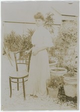 Joven Mujer Mulata En Dakar. Senegal. Colonia. África. Impresión Citrato 1908.