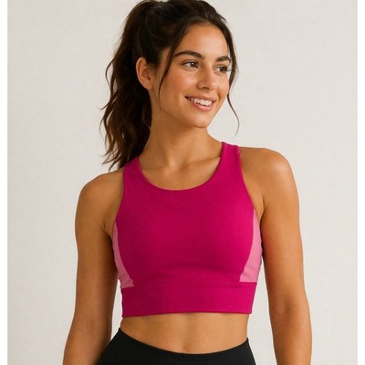 WILO the Label Anthropologie Racerback Sports Bra Yoga Pickleball Gym Activewear