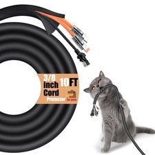 Cord Protectors from Pets no Chew, 10ft Cord Covers for Pets, 3/8Inch Wire Co...