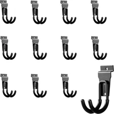 12Pack Slatwall Hooks Heavy Duty Slatwall Accessories Garage Small J Slatwall...