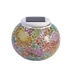  Solar Powered Glass Ball LED Garden Lights Color Changing Solar Table Lamps