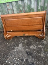 Willis And Gambier Double Sleigh Bed - Oak