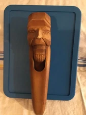 Nut Cracker Old Seaman Captain Wood Carved Vintage