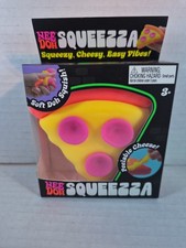 AUTHENTIC NeeDoh SQUEEZZA Pizza Slice Squishy Toy Nee Doh Fidget Toy BRAND NEW