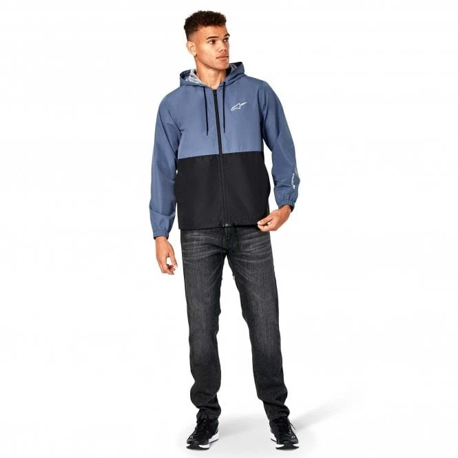Chaqueta informal Alpinestars para hombre - Cortavientos Speeder - Azul pizarra/negro Foto 3 de 4