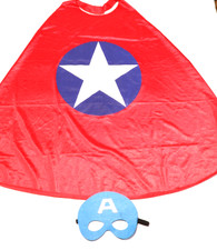 Captain America Dress Up Cape and Mask Set