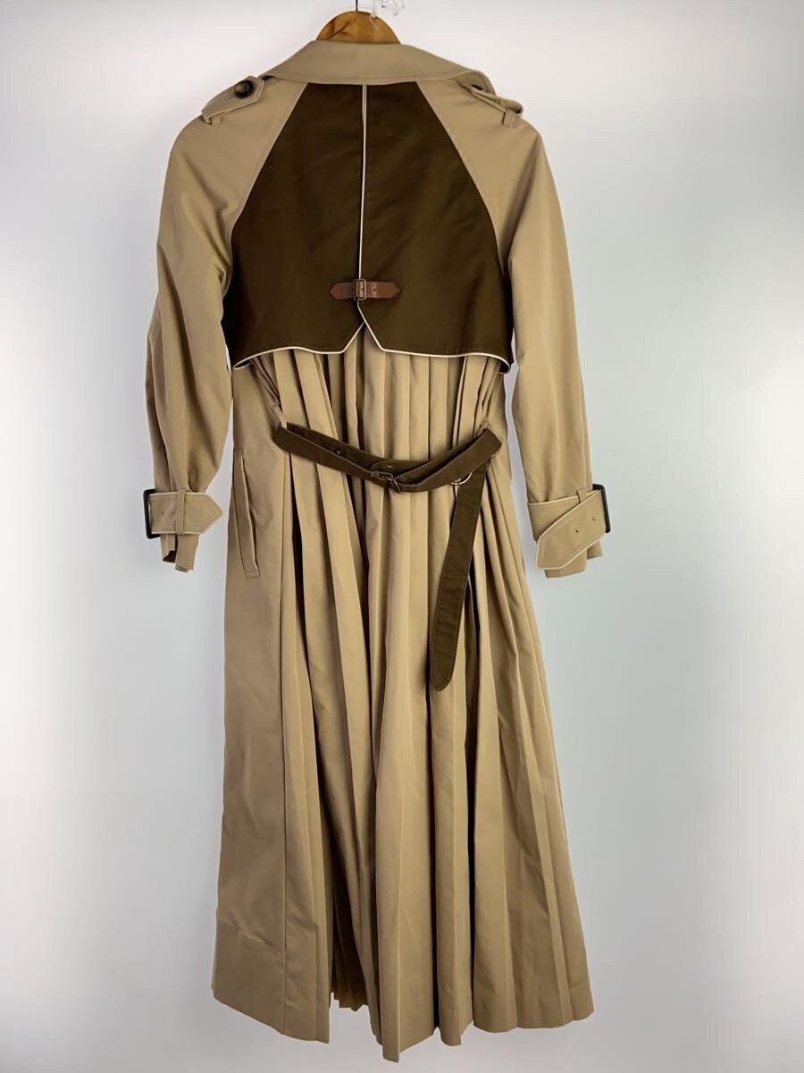 Ameri Trench Coat/-/Polyester/Beige/Plain/0191740… - image 2