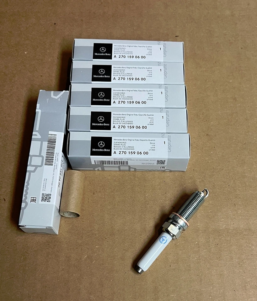 Original Mercedes A2701590600 - Juego de 6 bujías Foto 3 de 4