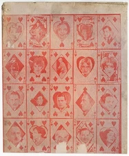 -Rare- 1928 -SILENT FILM STARS- W565 Vintage Movie Trading Cards Uncut Sheet