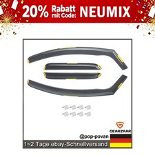 Windabweiser Regenabweiser Set Ersatz für Dacia Duster 2 HJD 2017-2023 4-Tlg