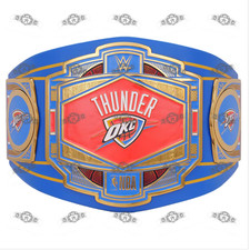 Oklahoma City Thunder WWE Legacy Title Gürtel Replica 2mm Messing Erwachsenengröße