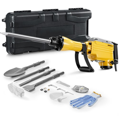 #ad Demolition Jack Hammer Concrete Breaker 2200W Electric Hammer 4 Chisel Bit $159.79