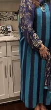 Shalwar Kameez 4-Piece Set Pakistani/Indian Designer LULUSAR Large Formal