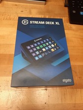 Stream Deck XL Elgato 10GAT9901 32-Button USB 3.0 Keypad - Black NEW, NO WRAP.