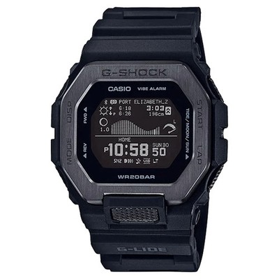 Casio G-SHOCK GBX-100NS-1DR G-LIDE Men's Digital Bluetooth Surf Watch Black