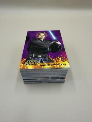 Complete 2005 Topps Star Wars Revenge of the Sith Base Set 1 90 Full Set NM