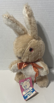 Vintage K B Bros Bunny Beige Plush 11 Inch Stuffed Animal toy KB