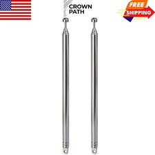 2pk 7 Sections Telescopic 74cm AM FM Antenna Portable Radio Antenna Replacement