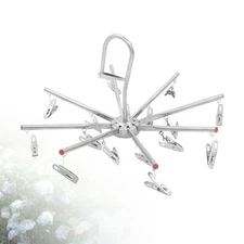 Multipurpose Laundry Tool Drying Rack Balcony Foldable Clothes Hanger