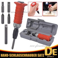 8-tlg Hand-Schlagschrauber Satz + Bits Schrauben-L&ouml;ser Set Schwere Ausf&uuml;hrung DE