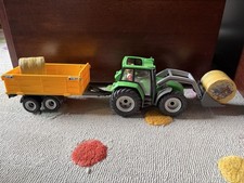 Playmobil 9317 Tractor With Trailer & Figure
