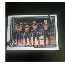 Topps 2025-26 Clippers Kawhi Leonard James Harden Battle Stars #292 Checklist