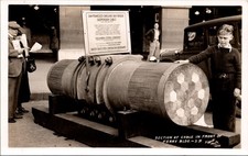 Section of Bay Bridge Cable at Ferry Building San Francisco RPPC
