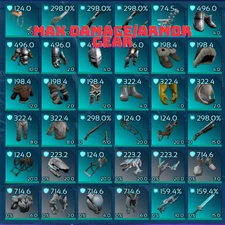 Ark Survival Ascended PVE Max Saddles, Armor, Weapons