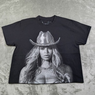 Beyonce Shirt Mens Large Renaissance World Tour 2023 Official Merch RWT Cropped