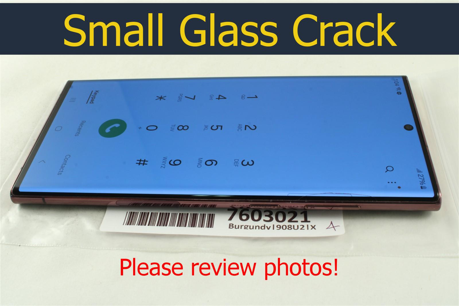Samsung Galaxy S22 Ultra 256GB Burgundy Unlocked AT&T T-Mobile Verizon 7603021