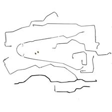 The Stop Shop J1002 Brake Line Kit, 99-01 Fits Jeep Grand Cherokee